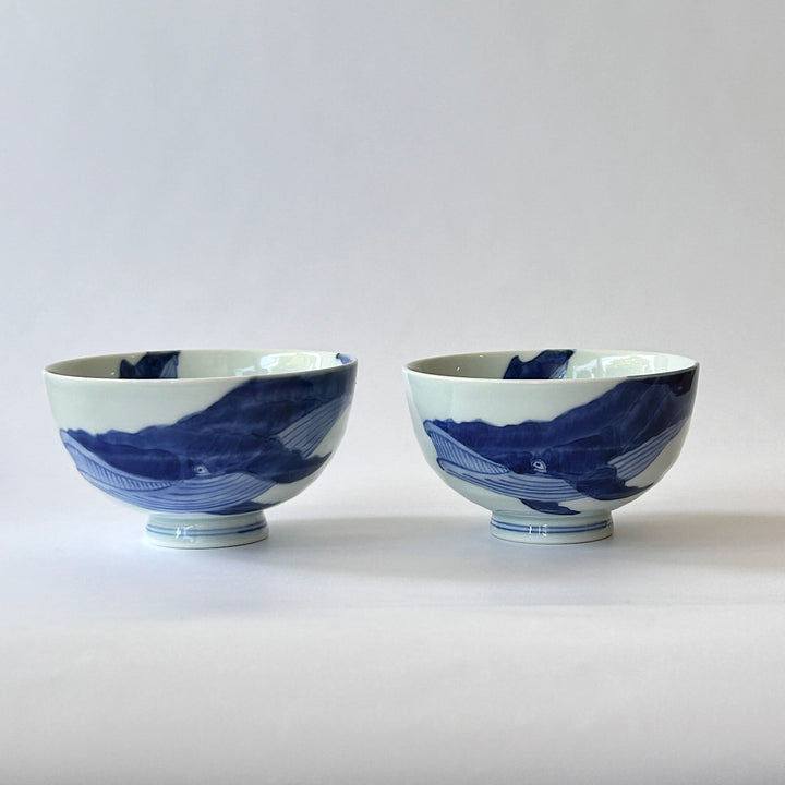 Blue and white porcelain rice bowl