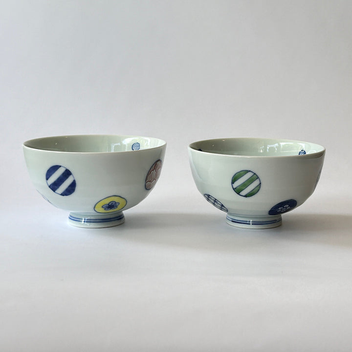 Blue and white porcelain rice bowl