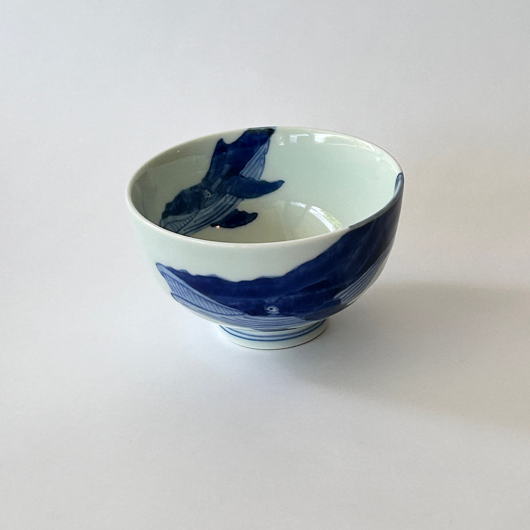 Blue and white porcelain rice bowl