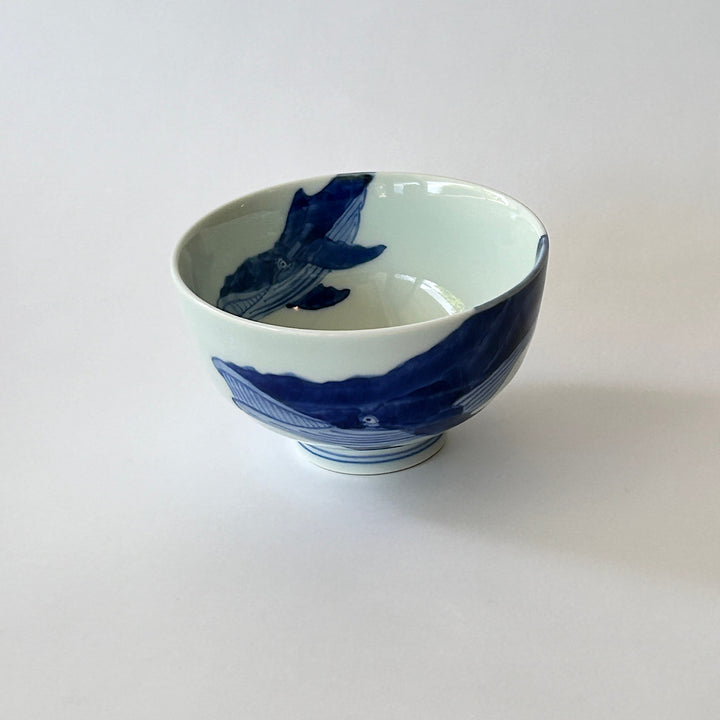 Blue and white porcelain rice bowl