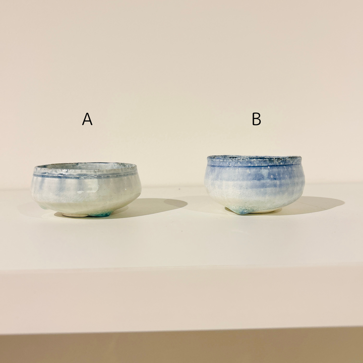Flowing color sake cup