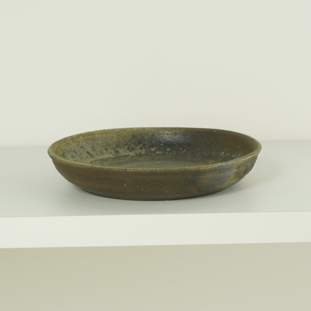 Yakishime Rim Plate Bowl