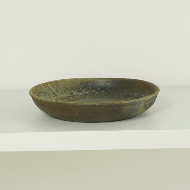 Yakishime Rim Plate Bowl