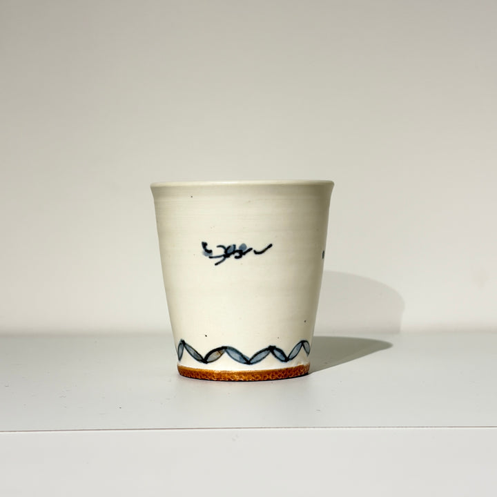 染付草文フリーカップ