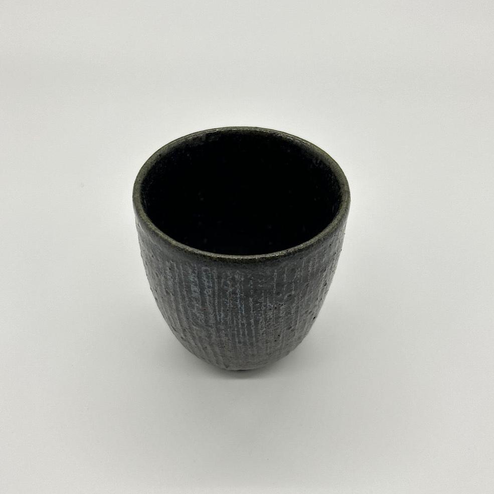 Shinogi black teacup