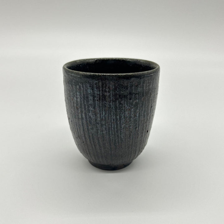 Shinogi black teacup