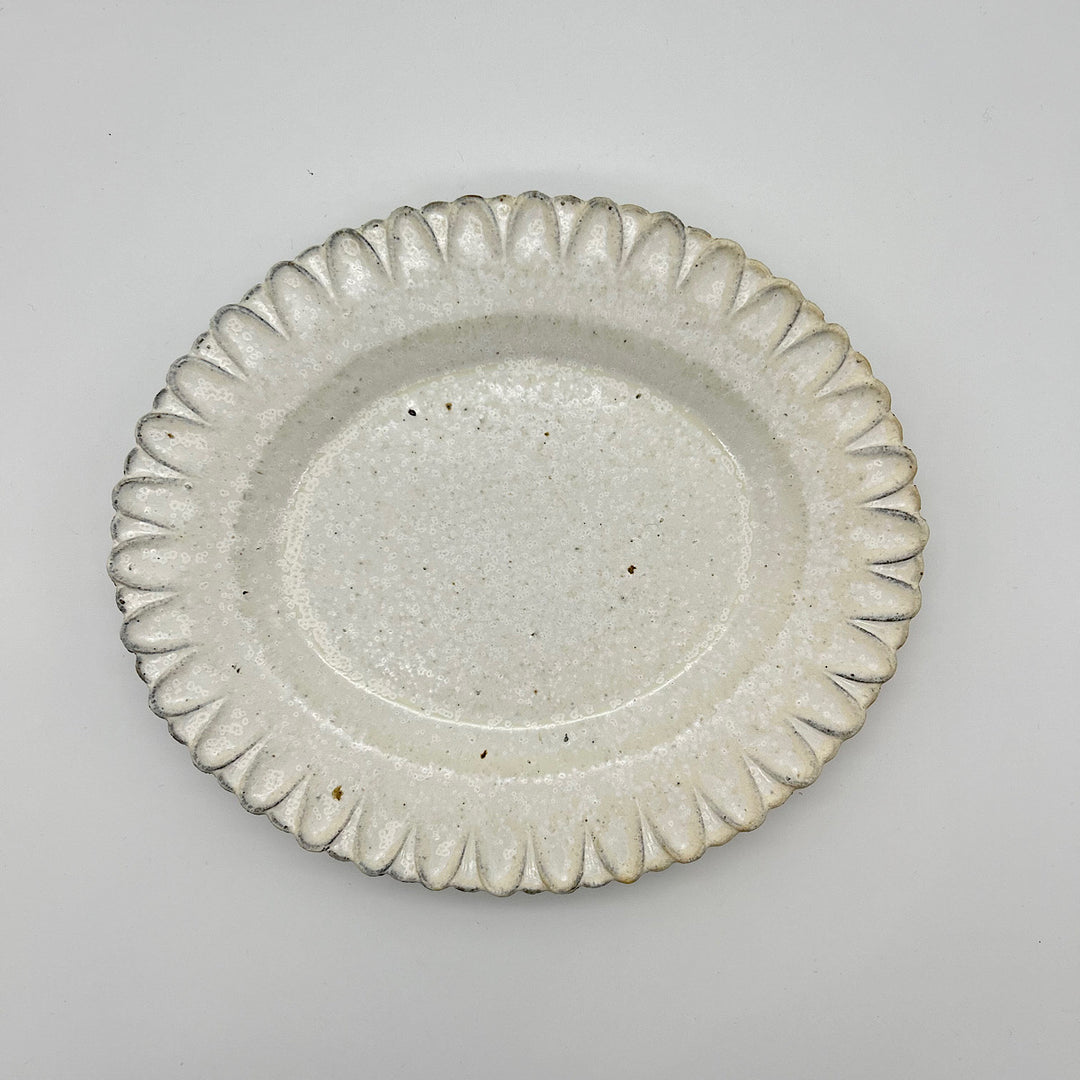 Small chrysanthemum oval plate