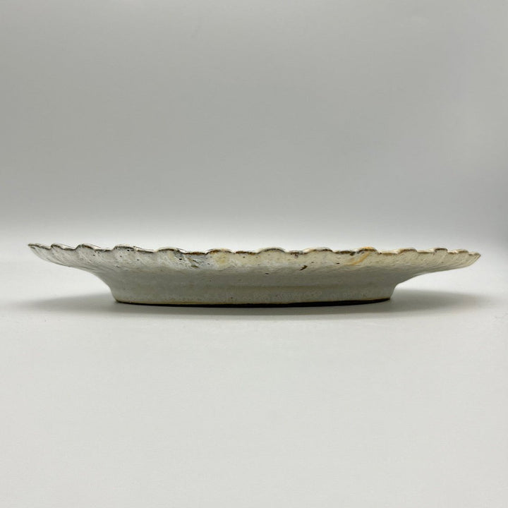 Small chrysanthemum oval plate