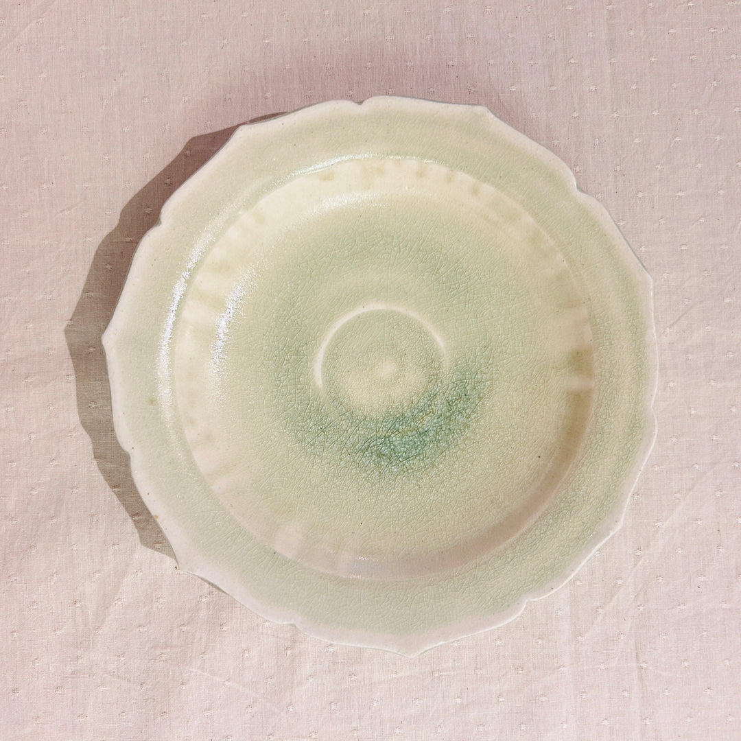 輪花6寸皿