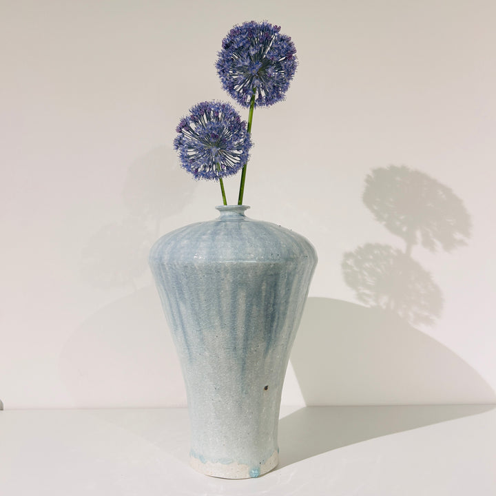 Blue flower vase