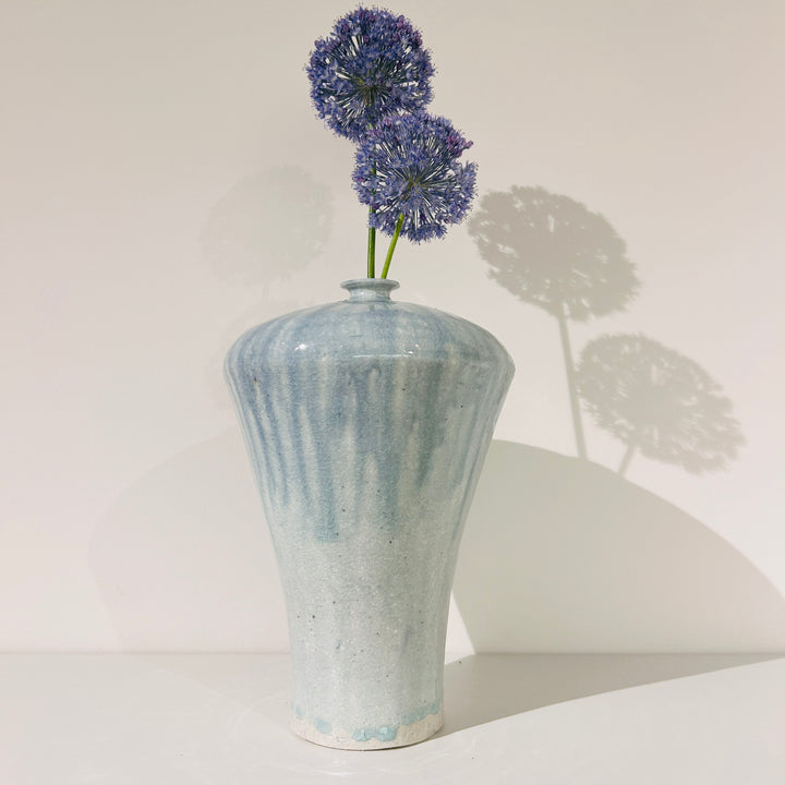 Blue flower vase