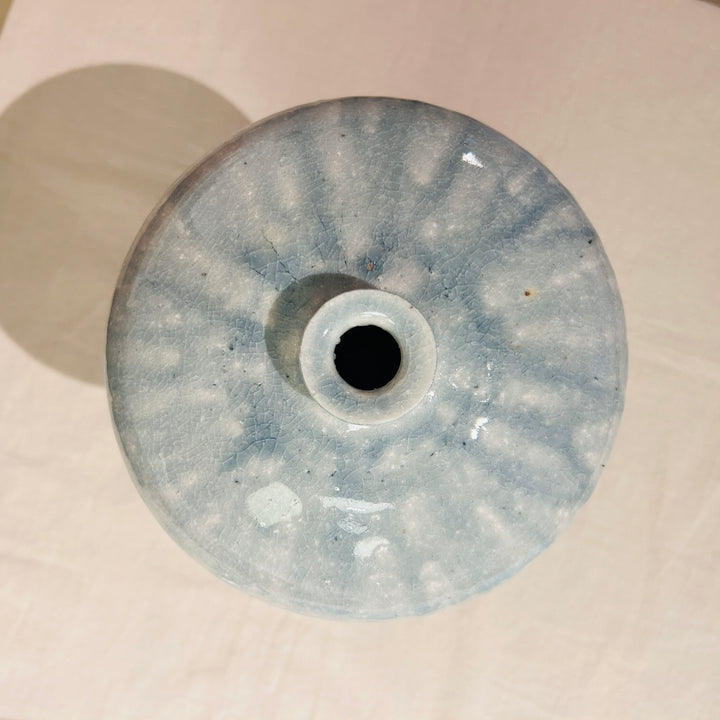 Blue flower vase