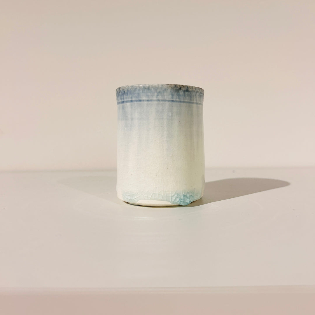 Flowing color sake cup
