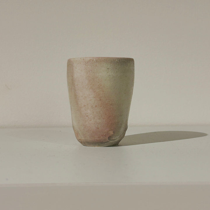 White clay sake cup 167