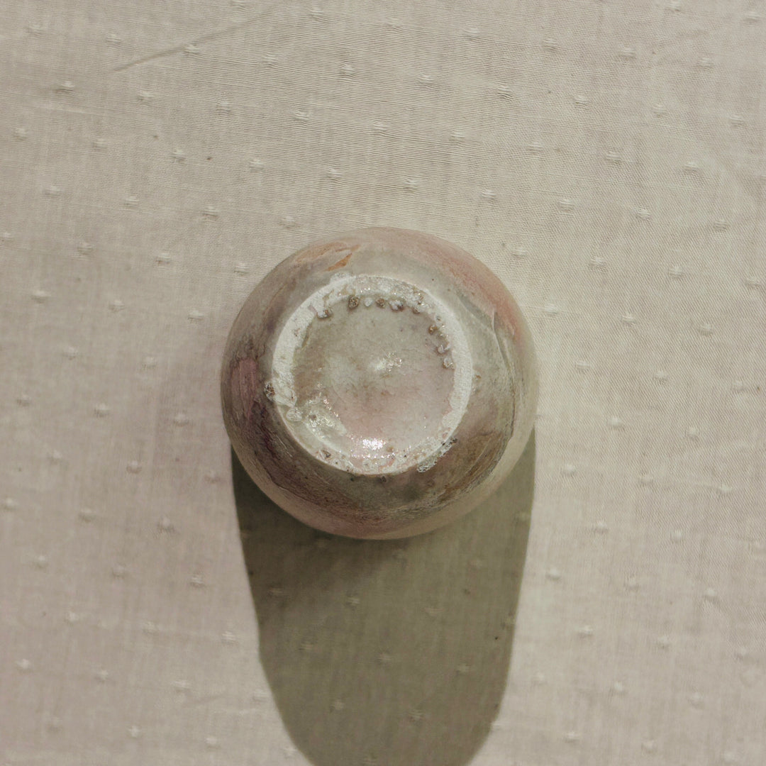 White clay sake cup 167