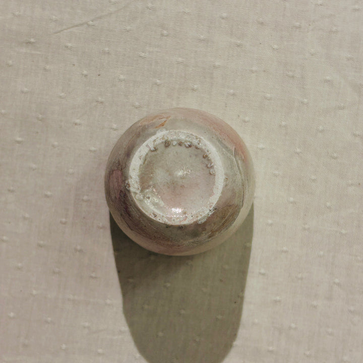 White clay sake cup 167