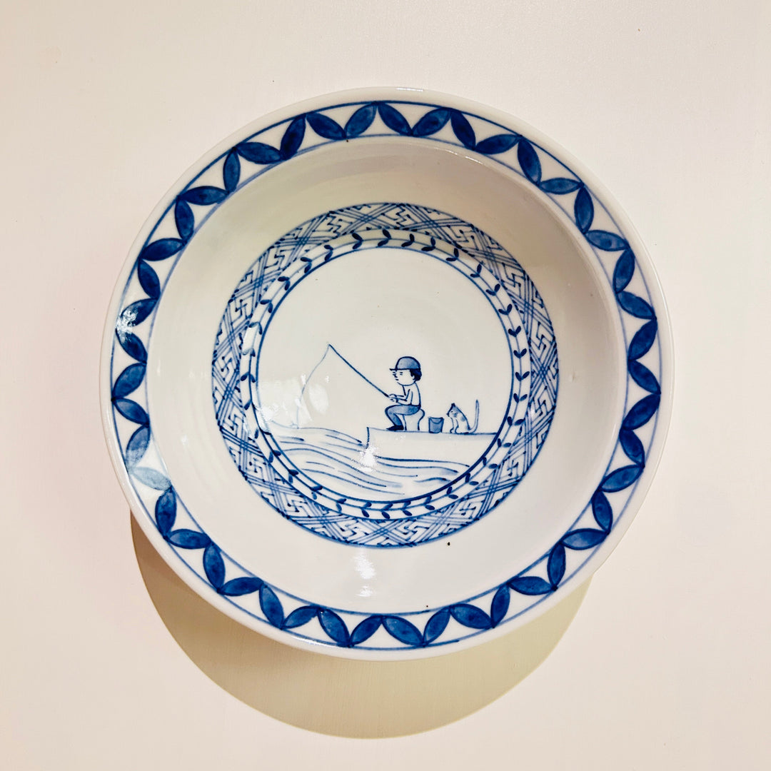 Rim Shallow Bowl "Angler"