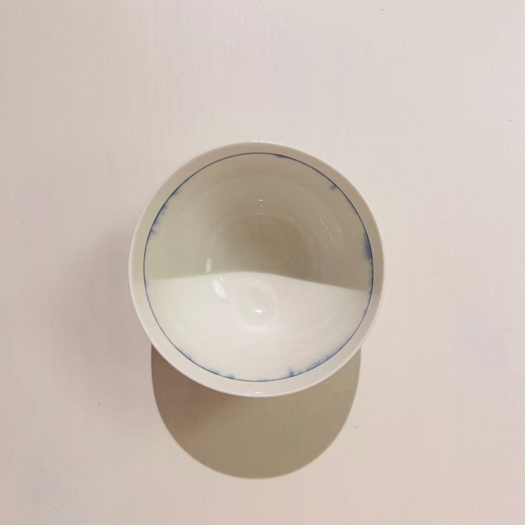 光の線　玉形小鉢