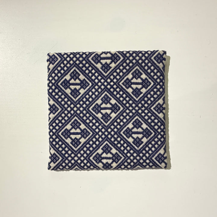 こぎん刺し　ポットマット