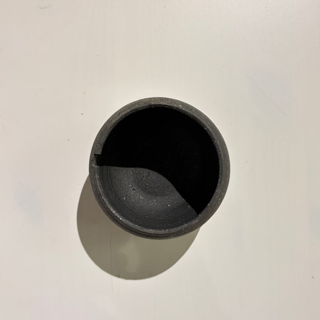 焼き締めシュガーポット