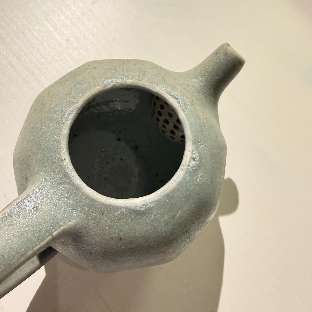 白土南蛮青磁面取りティーポット