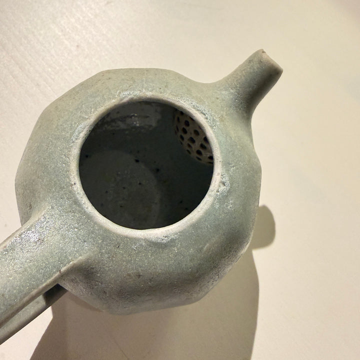 白土南蛮青磁面取りティーポット