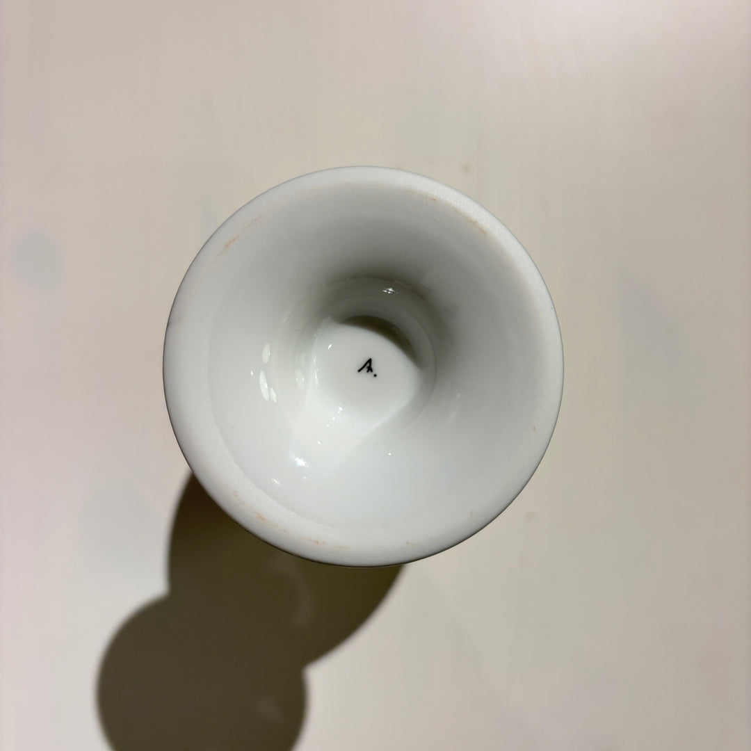 トリと花のゴブレット