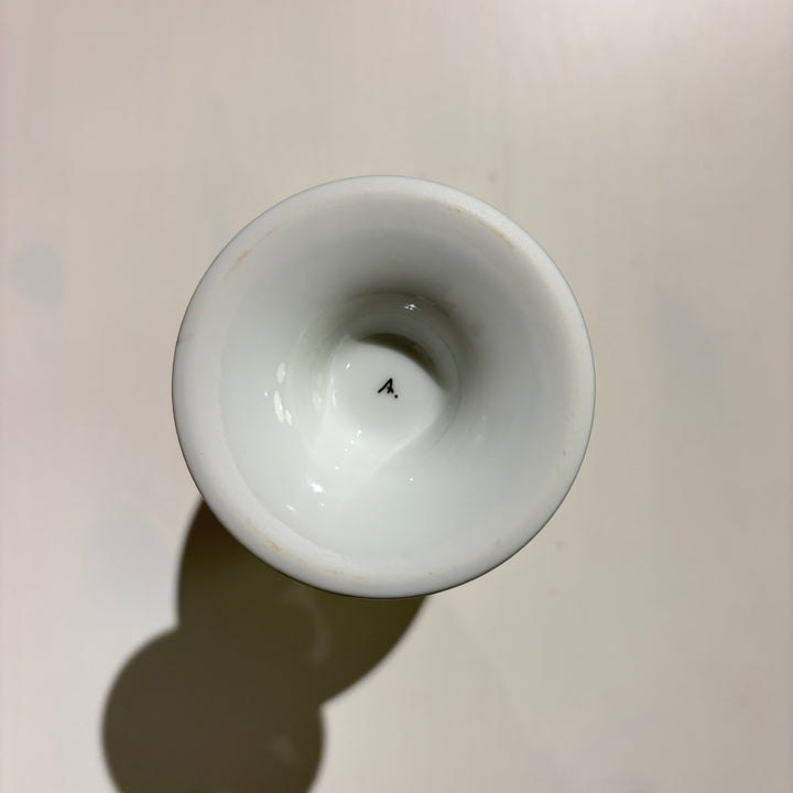 トリと花のゴブレット