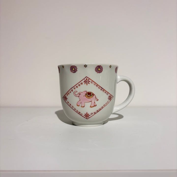 赤絵象マグ
