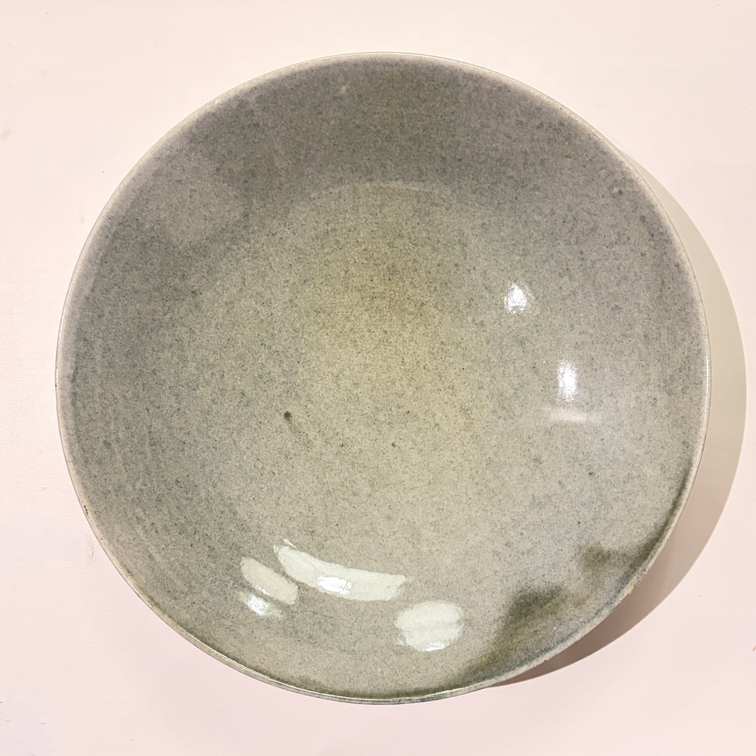 藍白釉　大鉢