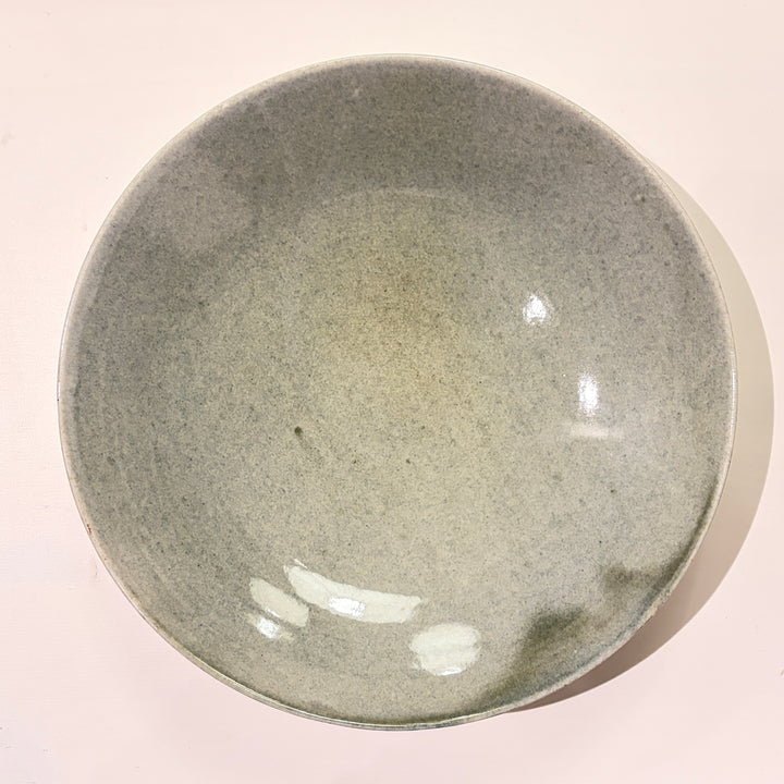 藍白釉　大鉢